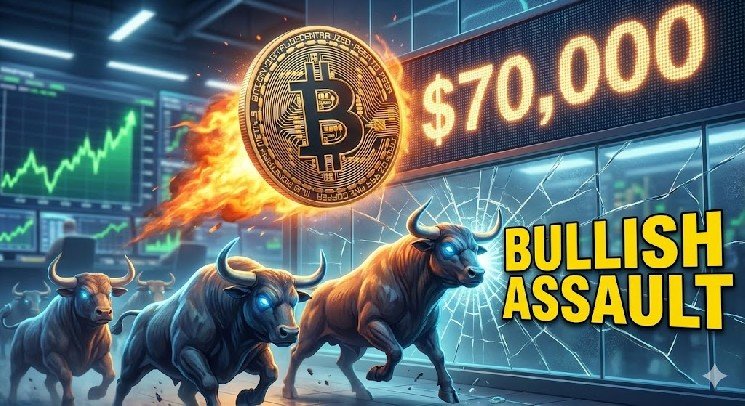 Bitcoin Price Explodes Higher, $70K Level Faces Fresh Bullish Assault