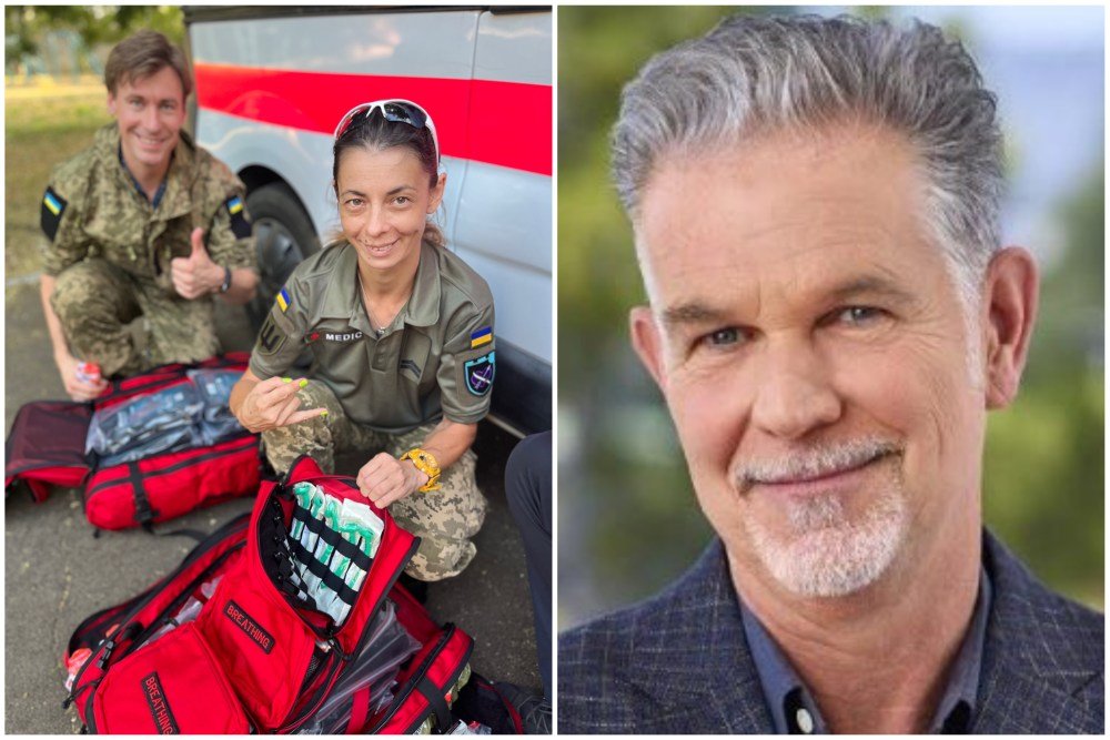 Former Netflix CEO Reed Hastings Donates $5 Million to Ukraine Charity (EXCLUSIVE)
