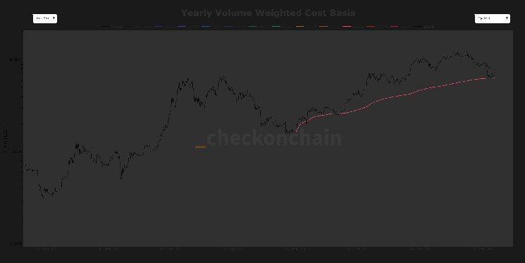 Bitcoin finds stability at 2023 investor cost basis, echoing past cycle