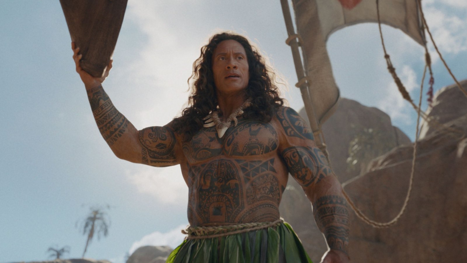 ‘Moana’: New Trailer Shows Dwayne Johnson as a Live-Action Version of His Character Maui