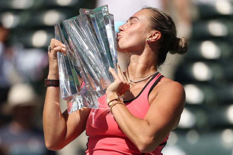 Sabalenka wins first Indian Wells title with victory against Rybakina