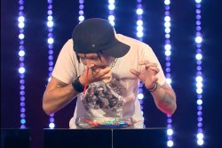 Austrian man sticks balloons up his nose for world record