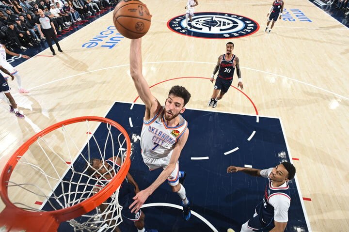 Starting 5: OKC clinches No. 1 seed, Denver wins 10th straight, Cade returns