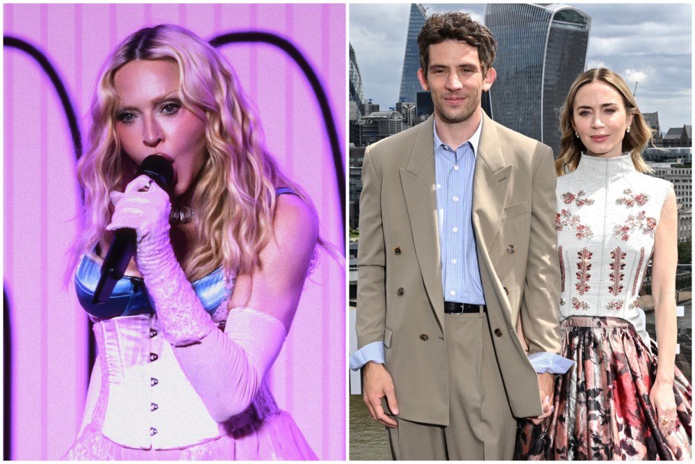 Madonna Peforms in Times Square, Emily Blunt and Josh O’Connor Promote ‘Disclosure Day’ in London and More Celeb Red Carpet Photos: June 2026