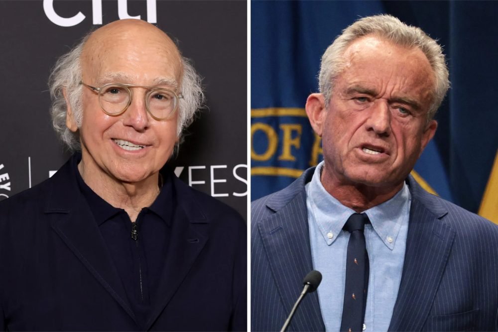 Larry David Mocks RFK Jr. by Saying ‘Drop Dead, Bobby’ in New HBO Show, Which Reunites ‘Curb’ Cast Except for Cheryl Hines