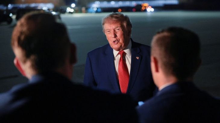 Trump says secret plane switch ‘up to the Secret Service’
