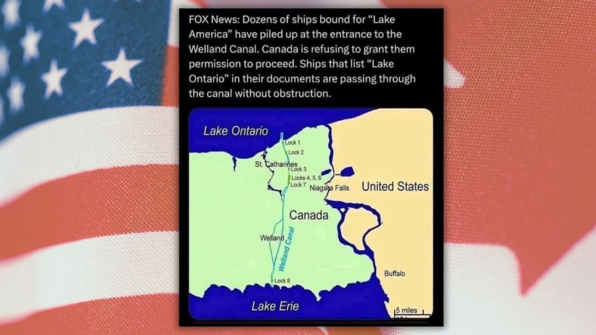 Don’t believe claim Canadian officials are refusing passage to ships bound for ‘Lake America’