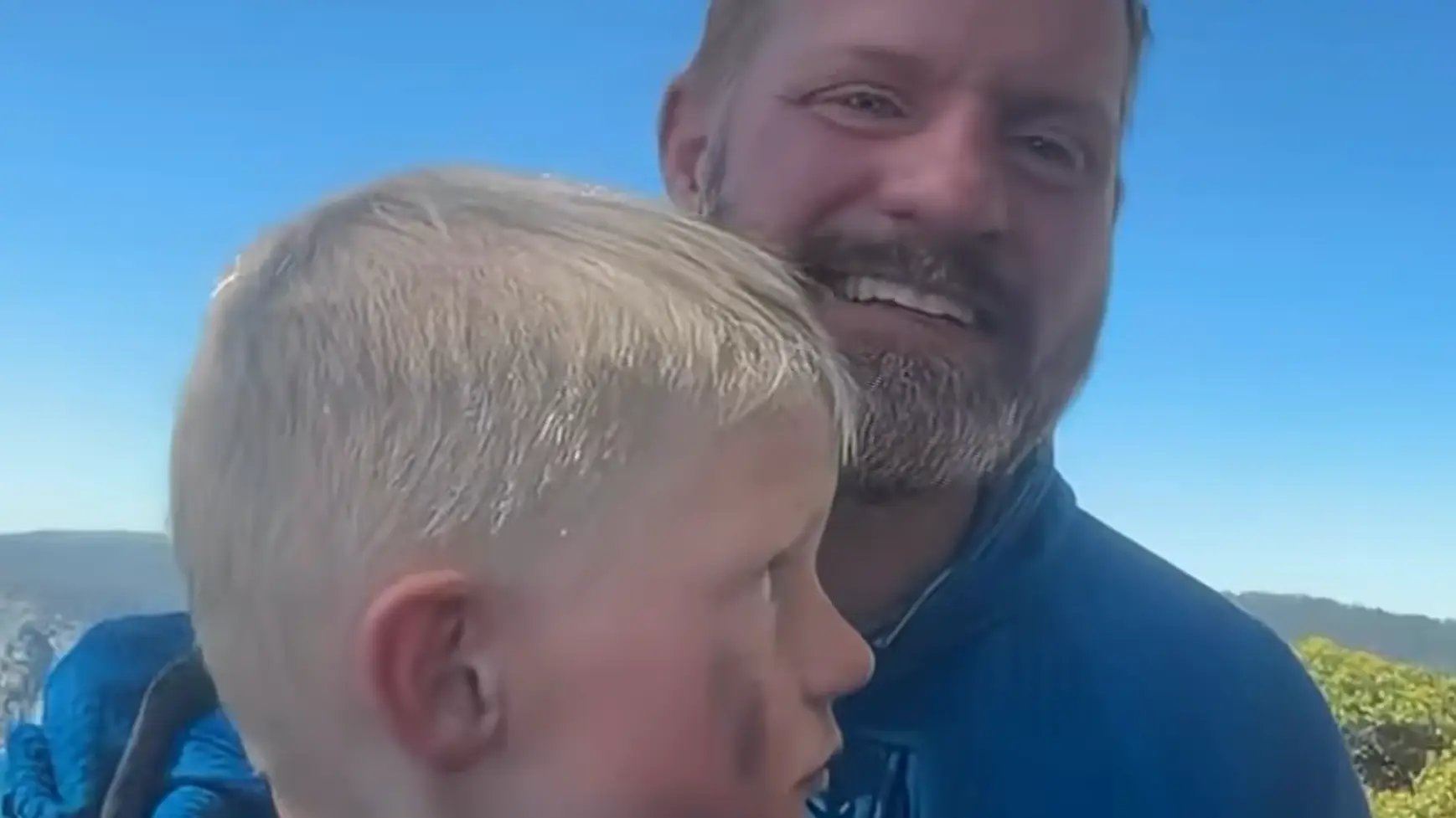 Dad responds after being reported to child services for bringing son, 7, on hike