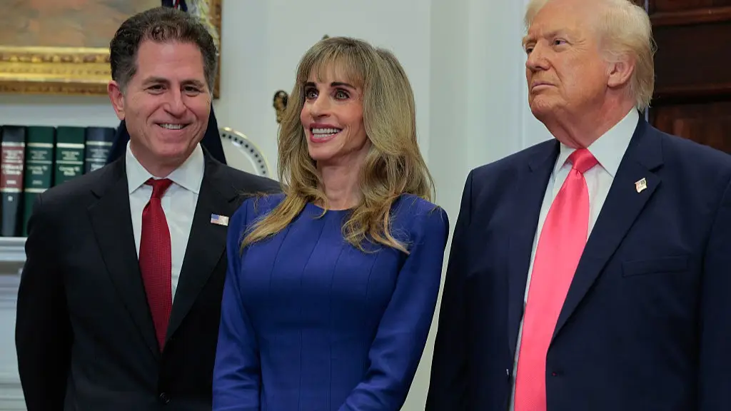 Dell CEO speaks out on £6.25 billion giveaway after wife’s viral White House appearance