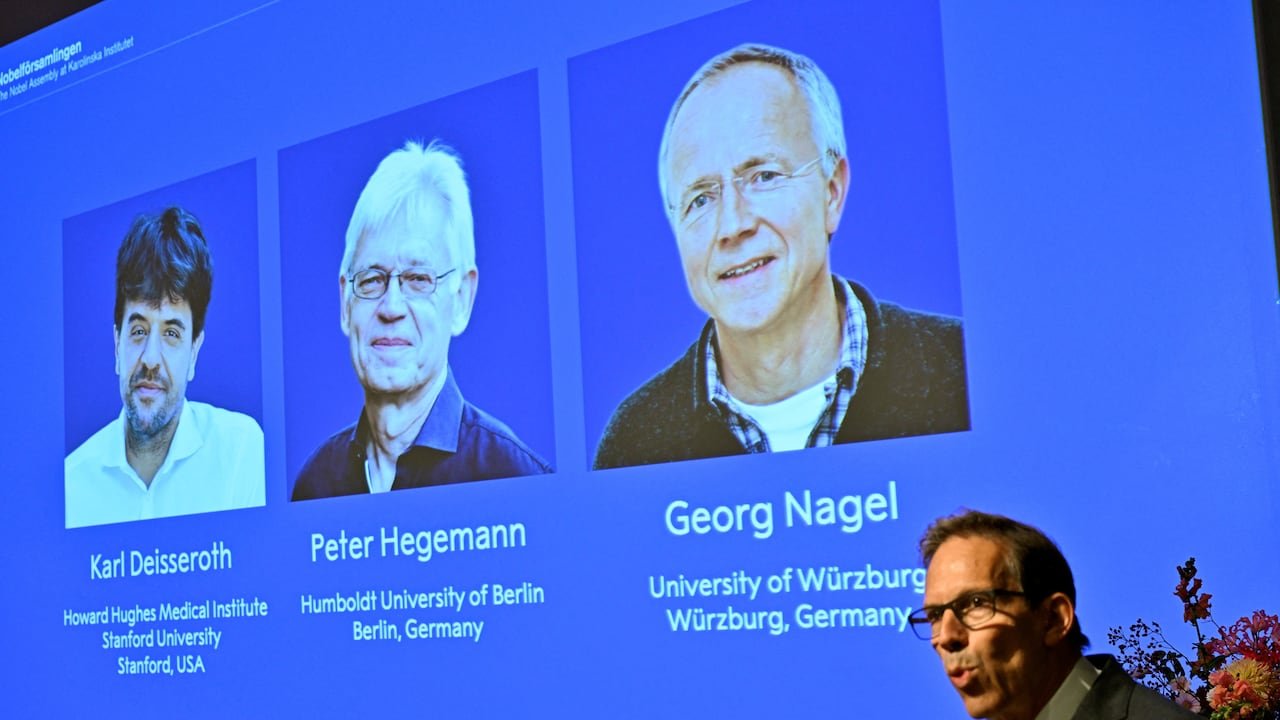 Nobel Prize in Medicine awarded to scientists who pioneered work in optogenetics